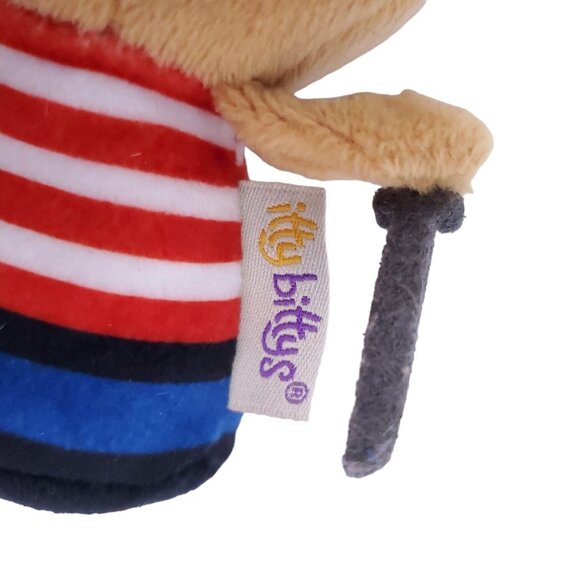 Pirate Party Pup Hallmark‎ itty bitty bittys Dog Stuffed Animal Skull Crossbones - Picture 4 of 6